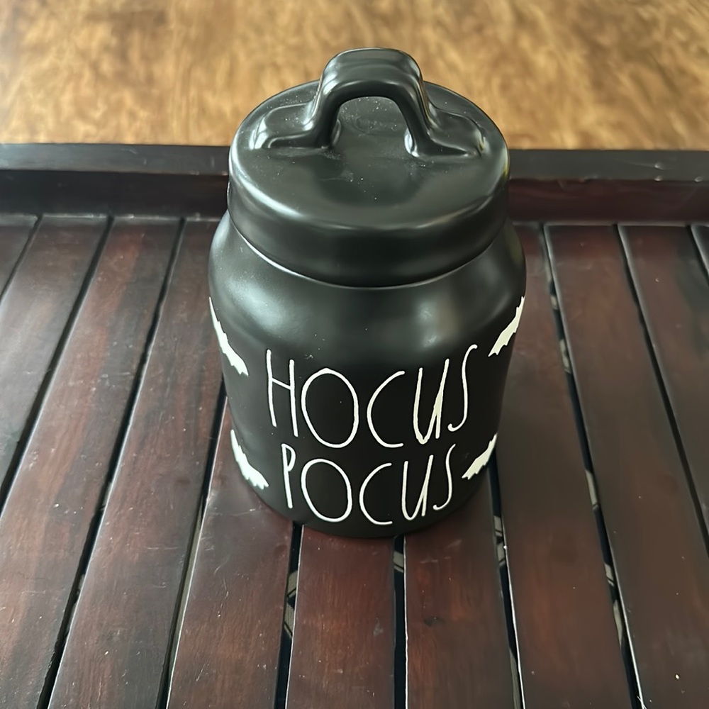 Rae Dunn Hocus Pocus ceramic jar